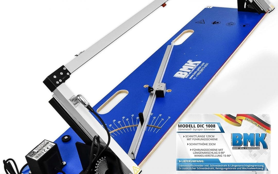 BMK DIC 1008 Dämmstoffschneider – Präzise Schnitte für Styrodur & Co.