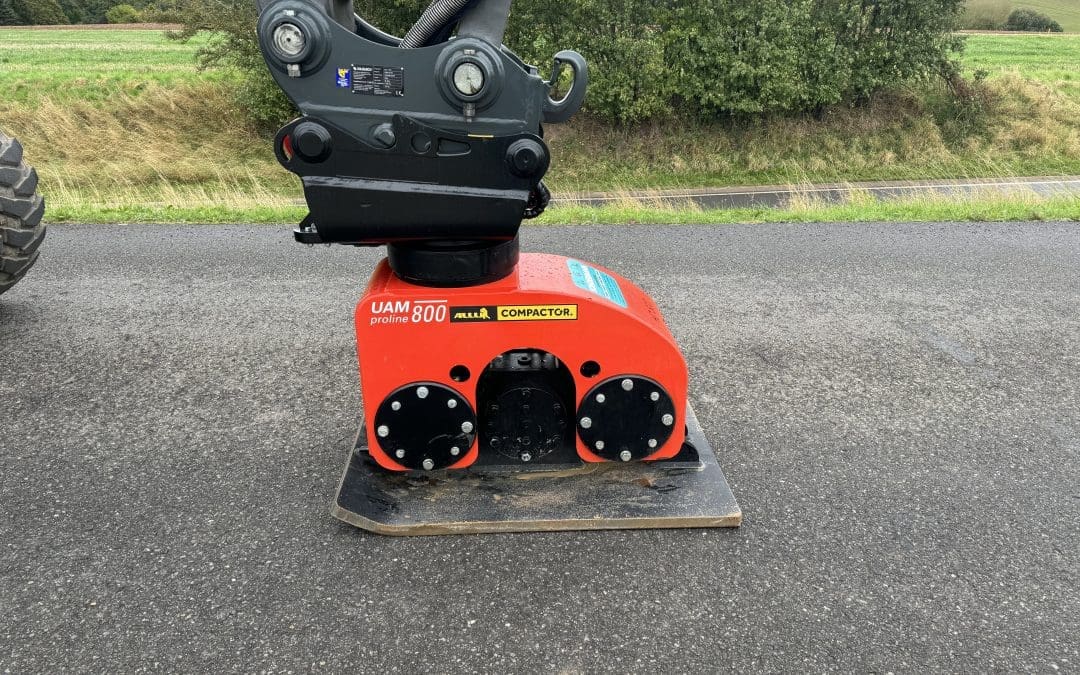 Allu HD 800 Anbauverdichter für Bagger