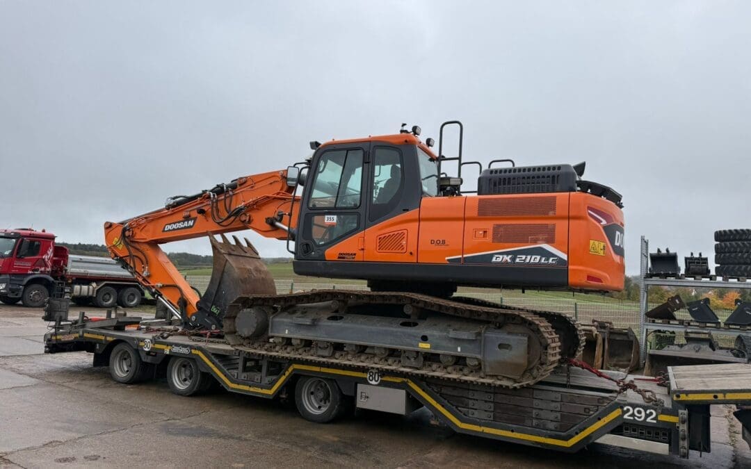 Doosan DX210 Verstellausleger